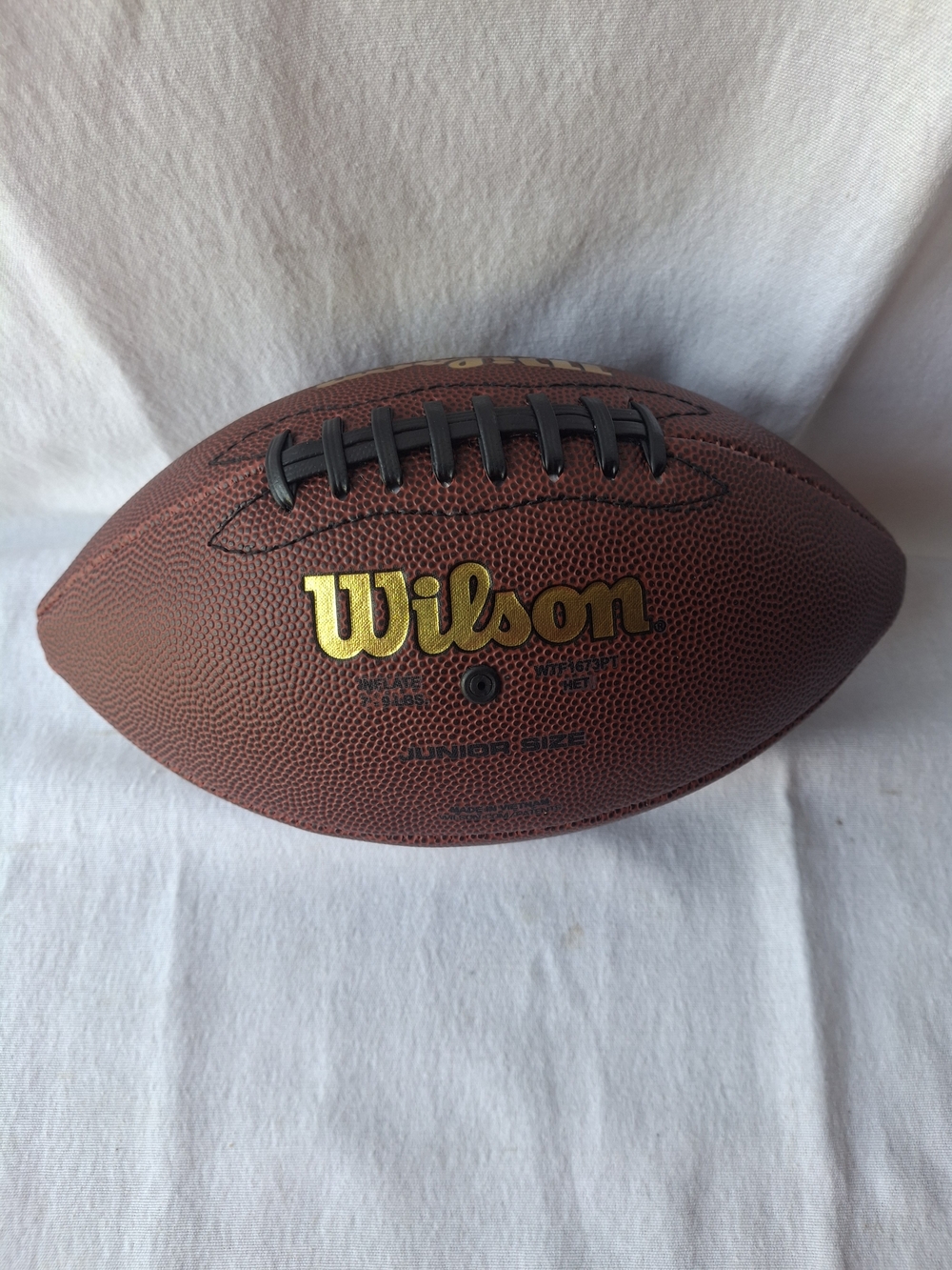 Wilson Brown Football with Gold Logo
